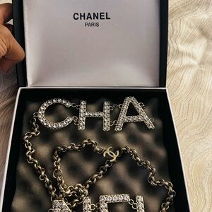 ESTATE SALE Rare Collectors Crystal City of Lights Chanel Gold Necklace
